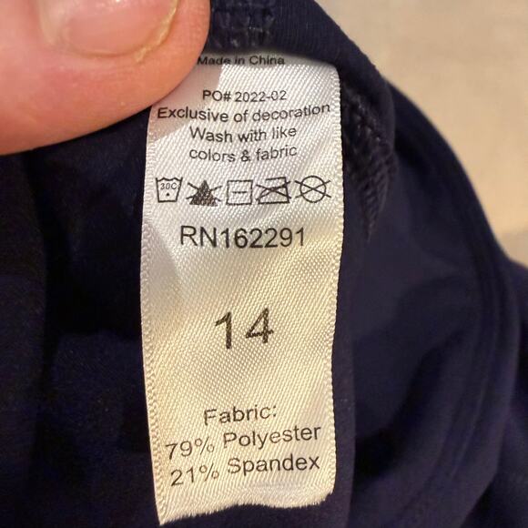 Sweetflexx Scrunch Leggings Navy High Waist Resistance Activewear 14 - Picture 7 of 11